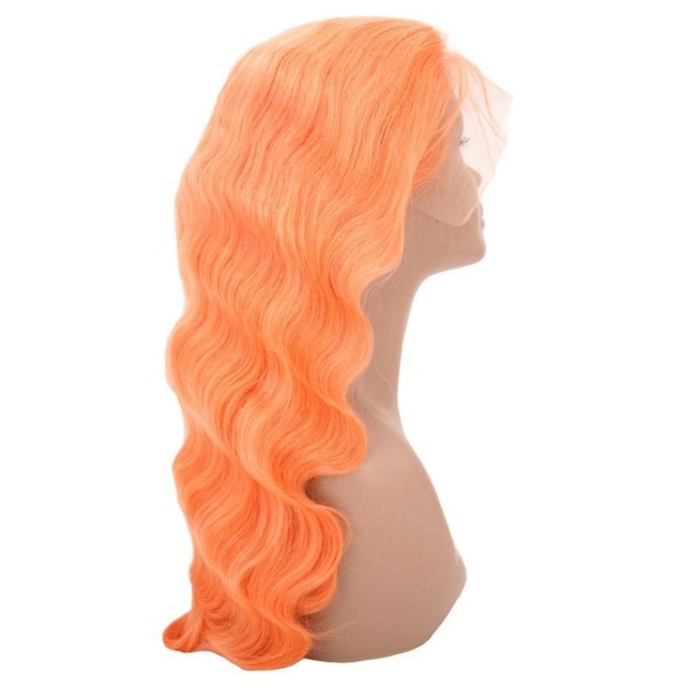 Temmyhair Neon Orange Front Lace Wig